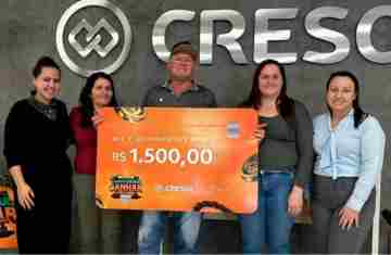 Sexto sorteio da campanha Cooperar é Ganhar contempla 10 cooperados da Cresol Integração